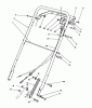 Rasenmäher 22037B - Toro Walk-Behind Mower (SN: 39000001 - 39999999) (1993) Ersatzteile HANDLE ASSEMBLY