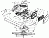 Rasenmäher 22037BC - Toro Walk-Behind Mower (SN: 5900001 - 5999999) (1995) Ersatzteile ENGINE ASSEMBLY