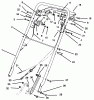 Rasenmäher 22037BC - Toro Walk-Behind Mower (SN: 5900001 - 5999999) (1995) Ersatzteile HANDLE ASSEMBLY