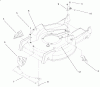 Rasenmäher 22038 - Toro 53cm Walk-Behind Mower (SN: 230000001 - 230999999) (2003) Ersatzteile HOUSING ASSEMBLY NO. 98-7142