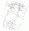 Rasenmäher 22040 - Toro Walk-Behind Mower (SN: 7900001 - 7999999) (1997) Ersatzteile HANDLE ASSEMBLY