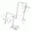 Rasenmäher 22580 - Toro Walk-Behind Mower (SN: 1000001 - 1999999) (1991) Ersatzteile HANDLE ASSEMBLY