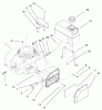 Rasenmäher 22043 - Toro Recycler Mower (SN: 200000001 - 200999999) (2000) Ersatzteile ENGINE & FUEL TANK ASSEMBLY