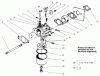 Rasenmäher 22043 - Toro Recycler Mower (SN: 230000001 - 230999999) (2003) Ersatzteile CARBURETOR ASSEMBLY