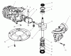 Rasenmäher 22043 - Toro Recycler Mower (SN: 230000001 - 230999999) (2003) Ersatzteile CRANKCASE AND CRANKSHAFT ASSEMBLY