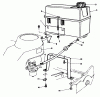 Rasenmäher 22043 - Toro Walk-Behind Mower (SN: 2000001 - 2999999) (1992) Ersatzteile GAS TANK ASSEMBLY