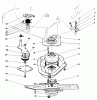 Rasenmäher 22043 - Toro Walk-Behind Mower (SN: 3900001 - 3900964) (1993) Ersatzteile BLADE BRAKE CLUTCH ASSEMBLY