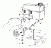 Rasenmäher 22043 - Toro Walk-Behind Mower (SN: 3900965-3999999) (1993) Ersatzteile GAS TANK ASSEMBLY