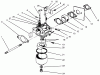 Rasenmäher 22043 - Toro Walk-Behind Mower (SN: 4900001 - 4999999) (1994) Ersatzteile CARBURETOR ASSEMBLY (MODEL NO. 47PR4-7)