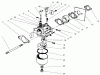 Rasenmäher 22045 - Toro Recycler Mower (SN: 200000001 - 200999999) (2000) Ersatzteile CARBURETOR ASSEMBLY (MODEL NO. 47PV9-7)