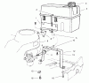 Rasenmäher 22045 - Toro Recycler Mower (SN: 8900001 - 8999999) (1998) Ersatzteile GAS TANK ASSEMBLY