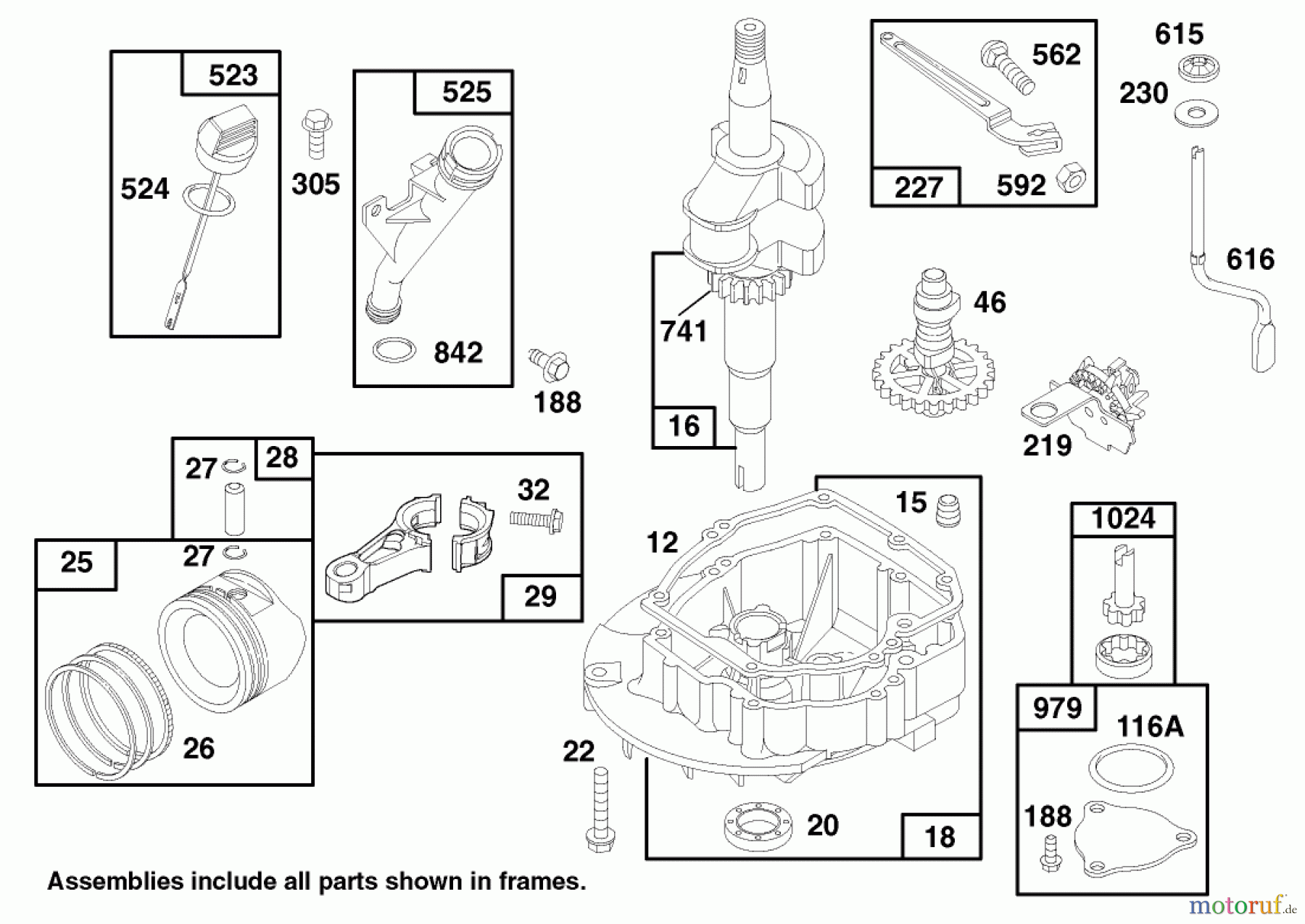  Rasenmäher 22140 - Toro Recycler Mower (SN: 790000001 - 799999999) (1997) ENGINE GTS 150 #2