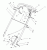 Rasenmäher 22140 - Toro Recycler Mower (SN: 790000001 - 799999999) (1997) Ersatzteile HANDLE ASSEMBLY