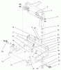 Compact Utility Attachments 22415 - Toro Rotary Broom, Dingo Compact Utility Loader (SN: 200000001 - 200999999) (2000) Ersatzteile MAIN MOUNT ASSEMBLY