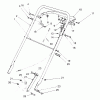 Rasenmäher 22145 - Toro Walk-Behind Mower (SN: 69000001 - 69999999) (1996) Ersatzteile HANDLE ASSEMBLY