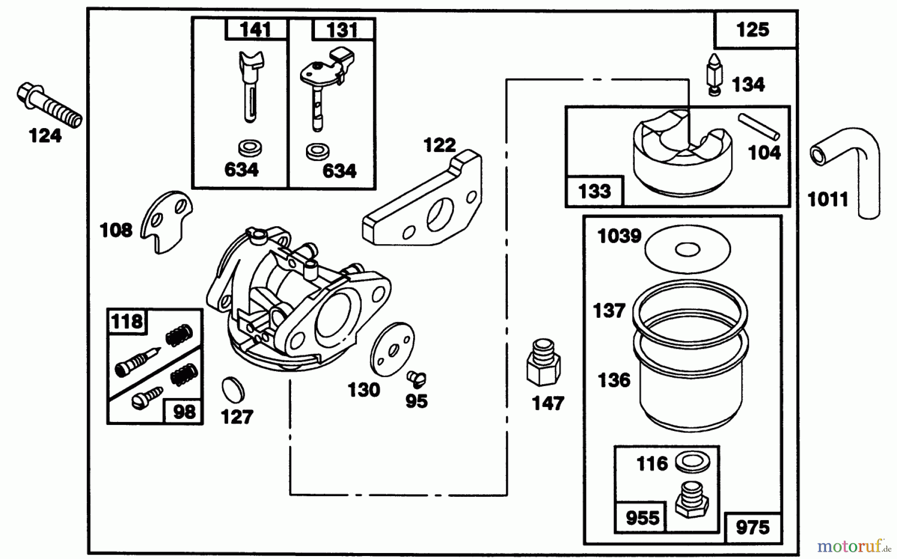  Rasenmäher 22151 - Toro Walk-Behind Mower (SN: 3900001 - 3900855) (1993) ENGINE GTS 150 77-9140 #3