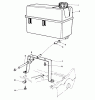 Rasenmäher 22151 - Toro Walk-Behind Mower (SN: 4900001 - 4999999) (1994) Ersatzteile GAS TANK ASSEMBLY