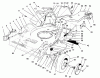 Rasenmäher 22151 - Toro Walk-Behind Mower (SN: 6900001 - 6999999) (1996) Ersatzteile HOUSING ASSEMBLY