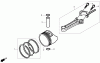 Rasenmäher 22155 - Toro Commercial 21" Lawn Mower (SN: 310000001 - 310999999) (2010) Ersatzteile PISTON AND CONNECTING ROD ASSEMBLY HONDA GSV190LA A3T