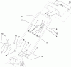 Rasenmäher 22156 - Toro Commercial 21" Lawn Mower (SN: 310000001 - 310999999) (2010) Ersatzteile HANDLE ASSEMBLY