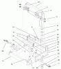 Compact Utility Attachments 22415 - Toro Rotary Broom, Dingo Compact Utility Loader (SN: 990001 - 999999) (1999) Ersatzteile MAIN MOUNT ASSEMBLY