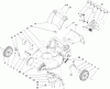 Rasenmäher 22156TE - Toro Commercial 53cm Lawn Mower (SN: 310001001 - 310999999) (2010) Ersatzteile HOUSING AND TUNNEL ASSEMBLY