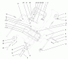 Rasenmäher 22157 - Toro 53cm Recycler/Rear-Bagger Mower (SN: 9900001 - 9999999) (1999) Ersatzteile HANDLE CONTROL ASSEMBLY