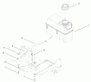 Rasenmäher 22157 - Toro 53cm Recycler/Rear-Bagger Mower (SN: 8900001 - 8999999) (1998) Ersatzteile FUEL TANK ASSEMBLY