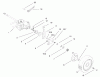 Rasenmäher 22157 - Toro 53cm Recycler/Rear-Bagger Mower (SN: 8900001 - 8999999) (1998) Ersatzteile GEAR CASE & REAR WHEEL ASSEMBLY