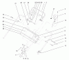 Rasenmäher 22157 - Toro 53cm Recycler/Rear-Bagger Mower (SN: 8900001 - 8999999) (1998) Ersatzteile HANDLE CONTROL ASSEMBLY