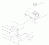 Rasenmäher 22162 - Toro Recycler Mower (SN: 210000001 - 210999999) (2001) Ersatzteile FUEL TANK ASSEMBLY