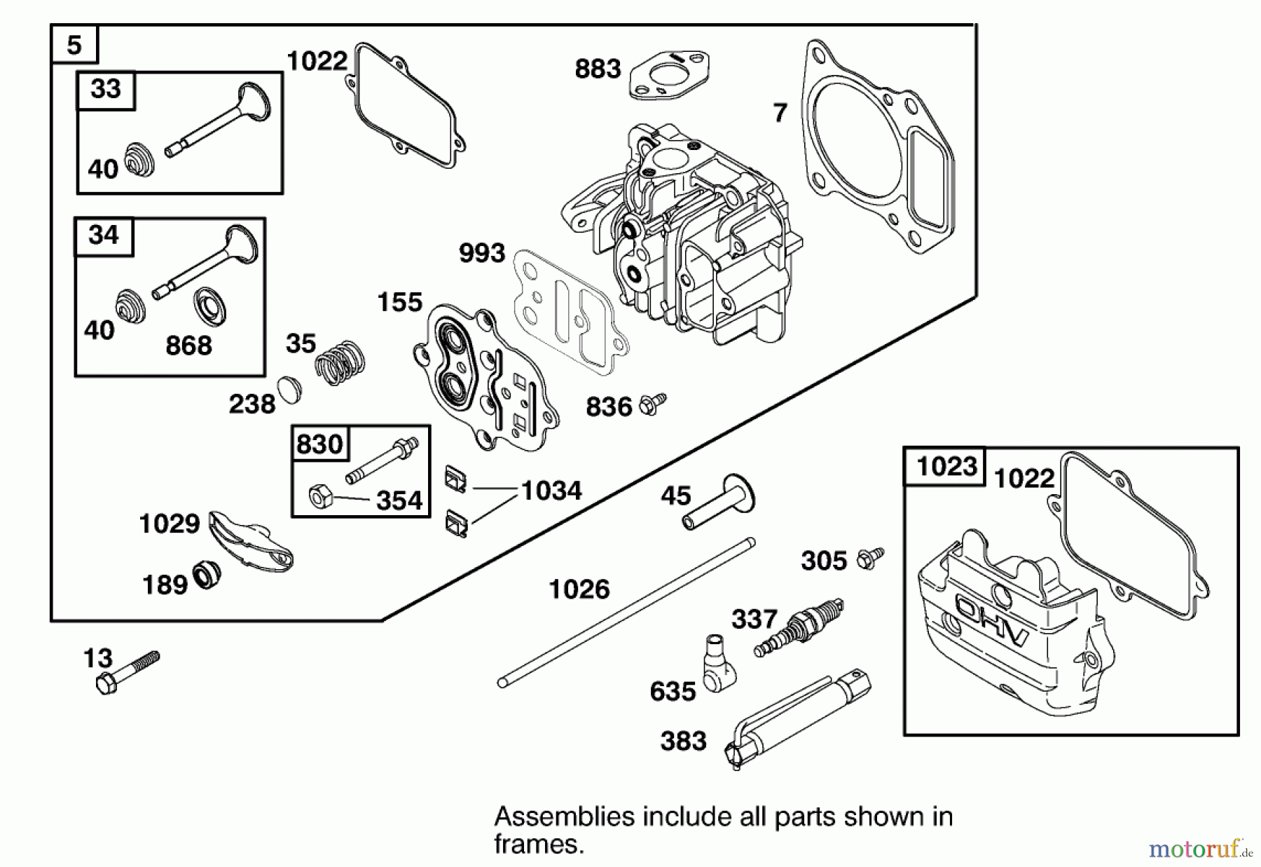Rasenmäher 22162 - Toro Recycler Mower (SN: 9900001 - 9999999) (1999) ENGINE GTS-200 #2