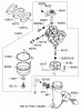 Rasenmäher 22163 - Toro PT21 Trim Mower (SN: 270000001 - 270999999) (2007) Ersatzteile CARBURETOR ASSEMBLY KAWASAKI FJ180V-AS28