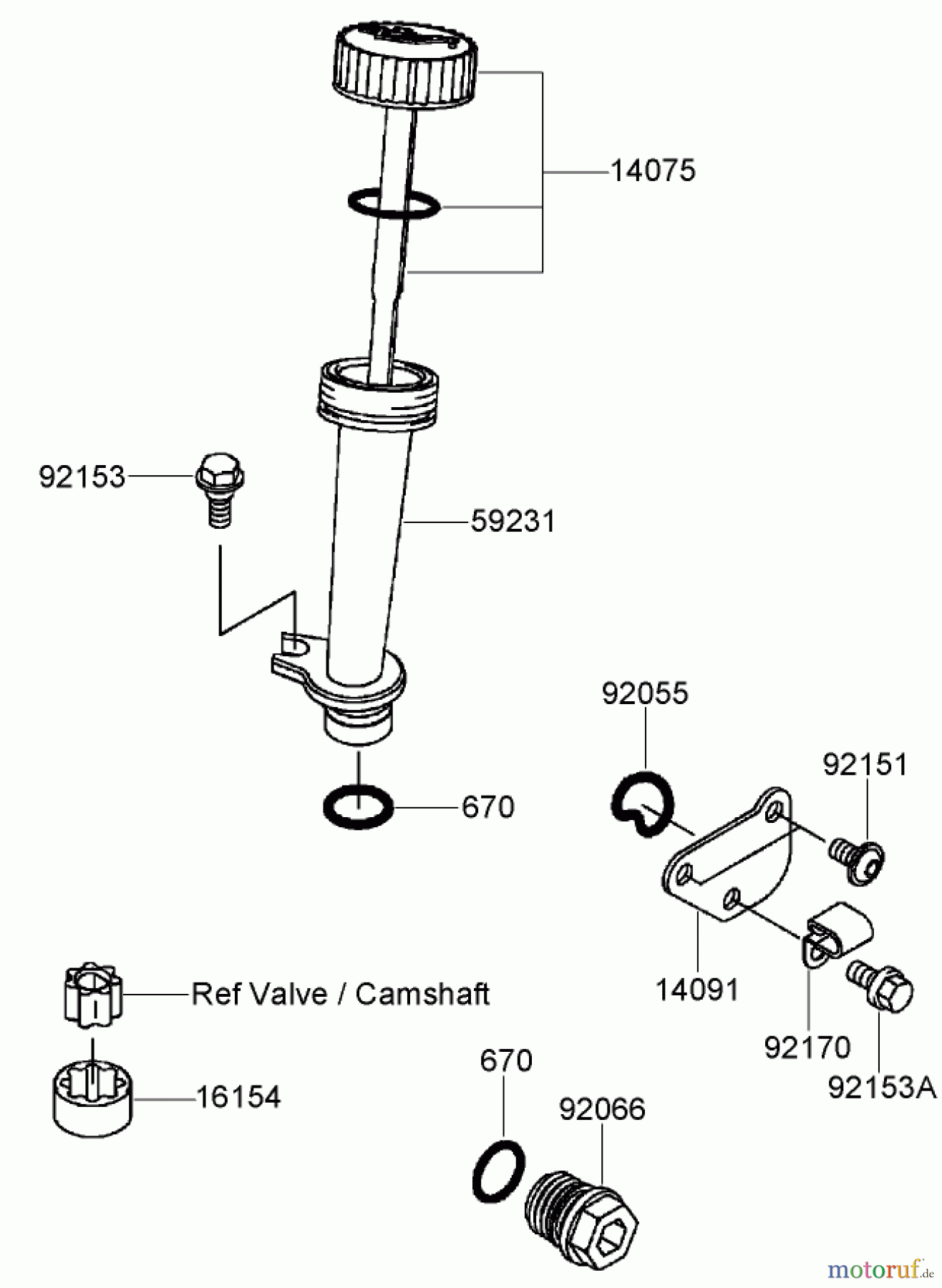  Rasenmäher 22163 - Toro PT21 Trim Mower (SN: 270000001 - 270999999) (2007) LUBRICATION EQUIPMENT ASSEMBLY KAWASAKI FJ180V-AS28