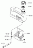 Rasenmäher 22164 - Toro PT21 Trim Mower (SN: 270000001 - 270003000) (2007) Ersatzteile FUEL TANK AND FUEL VALVE ASSEMBLY KAWASAKI FJ180V-AS28