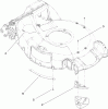 Rasenmäher 22164TE - Toro HD53 Lawn Mower (SN: 290000001 - 290999999) (2009) Ersatzteile HOUSING ASSEMBLY NO. 117-3541