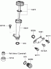 Rasenmäher 22164TE - Toro HD53 Lawn Mower (SN: 290000001 - 290999999) (2009) Ersatzteile LUBRICATION EQUIPMENT ASSEMBLY KAWASAKI FJ180V-AS58