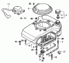 Rasenmäher 22166 - Toro 21" Heavy-Duty Recycler Mower (SN: 230000001 - 230999999) (2003) Ersatzteile FAN COVER ASSEMBLY HONDA GXV160K1 A12