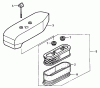 Rasenmäher 22166 - Toro 21" Heavy-Duty Recycler Mower (SN: 240000001 - 240999999) (2004) Ersatzteile AIR CLEANER ASSEMBLY HONDA GXV160K1 A1