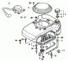 Rasenmäher 22166 - Toro 21" Heavy-Duty Recycler Mower (SN: 240000001 - 240999999) (2004) Ersatzteile FAN COVER ASSEMBLY HONDA GXV160K1 A1