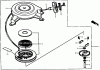 Rasenmäher 22167 - Toro 21" Heavy-Duty Recycler Mower (SN: 250000001 - 250999999) (2005) Ersatzteile RECOIL STARTER ASSEMBLY HONDA GXV160K1-A1T