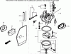 Rasenmäher 22168 - Toro 21" Heavy-Duty Recycler Mower (SN: 240000001 - 240999999) (2004) Ersatzteile CARBURETOR ASSEMBLY HONDA GXV160K1-N1AH
