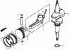 Rasenmäher 22168 - Toro 21" Heavy-Duty Recycler Mower (SN: 260000001 - 260999999) (2006) Ersatzteile CRANKSHAFT AND PISTON ASSEMBLY HONDA GXV160A1 T1AH