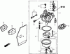 Rasenmäher 22168TE - Toro 53cm Heavy-Duty Recycler Mower (SN: 250000001 - 250999999) (2005) Ersatzteile CARBURETOR ASSEMBLY HONDA GXV160A1 T1AH