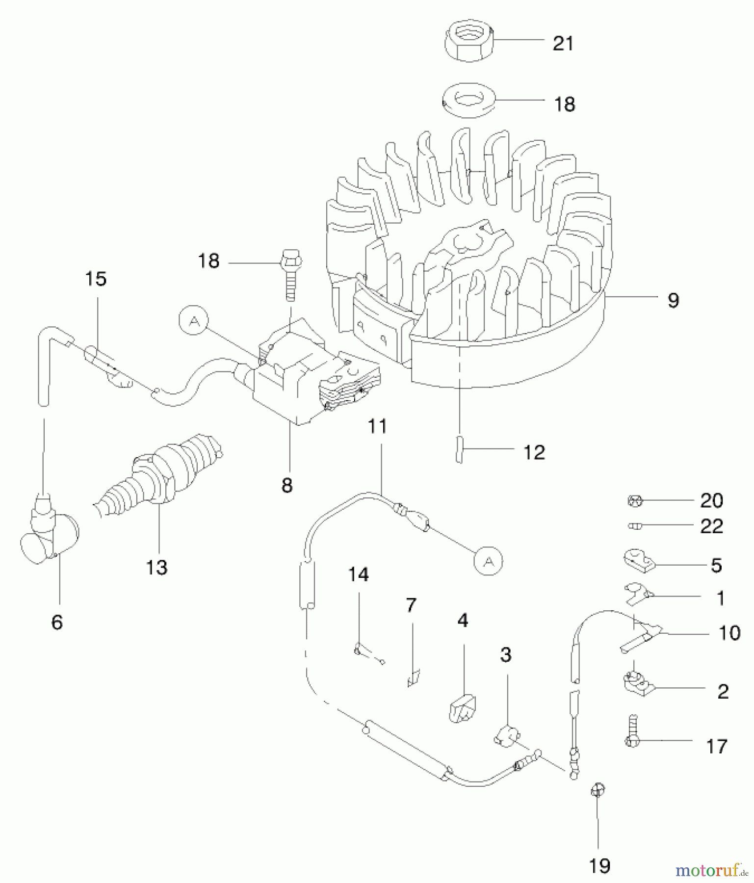  Rasenmäher 22170 - Toro Recycler Mower (SN: 9900001 - 9999999) (1999) ELECTRIC EQUIPMENT