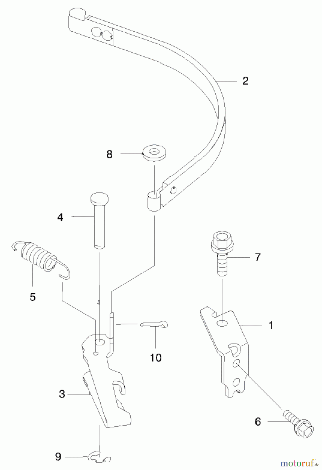  Rasenmäher 22171 - Toro Recycler Mower (SN: 200000001 - 200999999) (2000) BRAKE/COVER