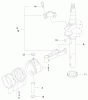 Rasenmäher 22171 - Toro Recycler Mower (SN: 200000001 - 200999999) (2000) Ersatzteile PISTON/CRANKSHAFT