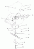 Rasenmäher 22171 - Toro Recycler Mower (SN: 230000001 - 230999999) (2003) Ersatzteile ENGINE AND BLADE ASSEMBLY