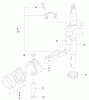 Rasenmäher 22171 - Toro Recycler Mower (SN: 230000001 - 230999999) (2003) Ersatzteile PISTON AND CRANKSHAFT ASSEMBLY