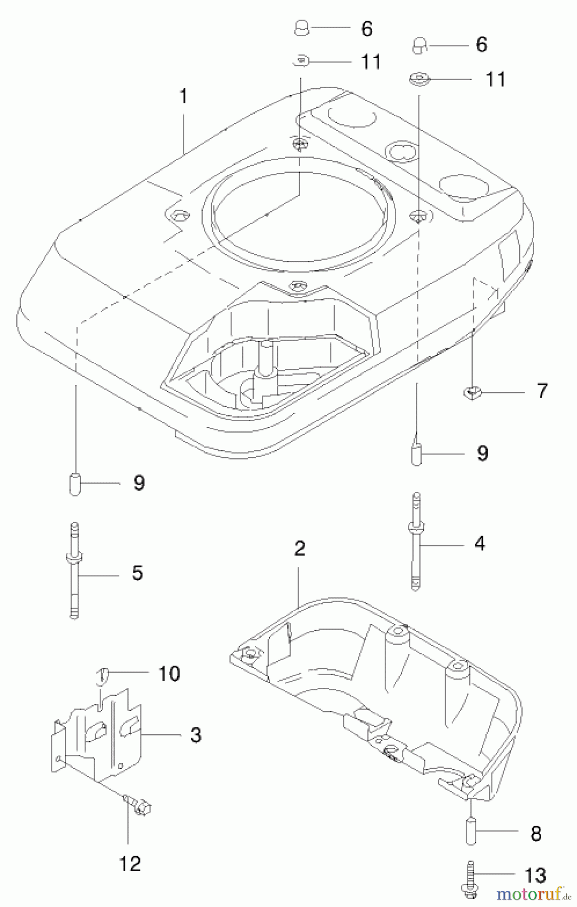  Rasenmäher 22172 - Toro Recycler Mower (SN: 200000001 - 200999999) (2000) COOLING EQUIPMENT